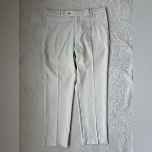 Peter Millar EB66 Cream Performance Pants Men Size 35x32